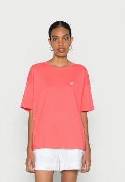 Esprit VACA - Print T-shirt - Coral Red