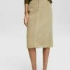 Esprit Denim Skirt - Pale Khaki