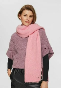 Esprit HAIRY SHAWL - Scarf - Light Pink