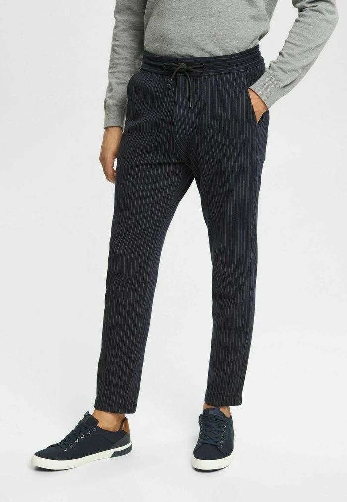 Esprit SLIM FIT - Trousers - Dark Blue