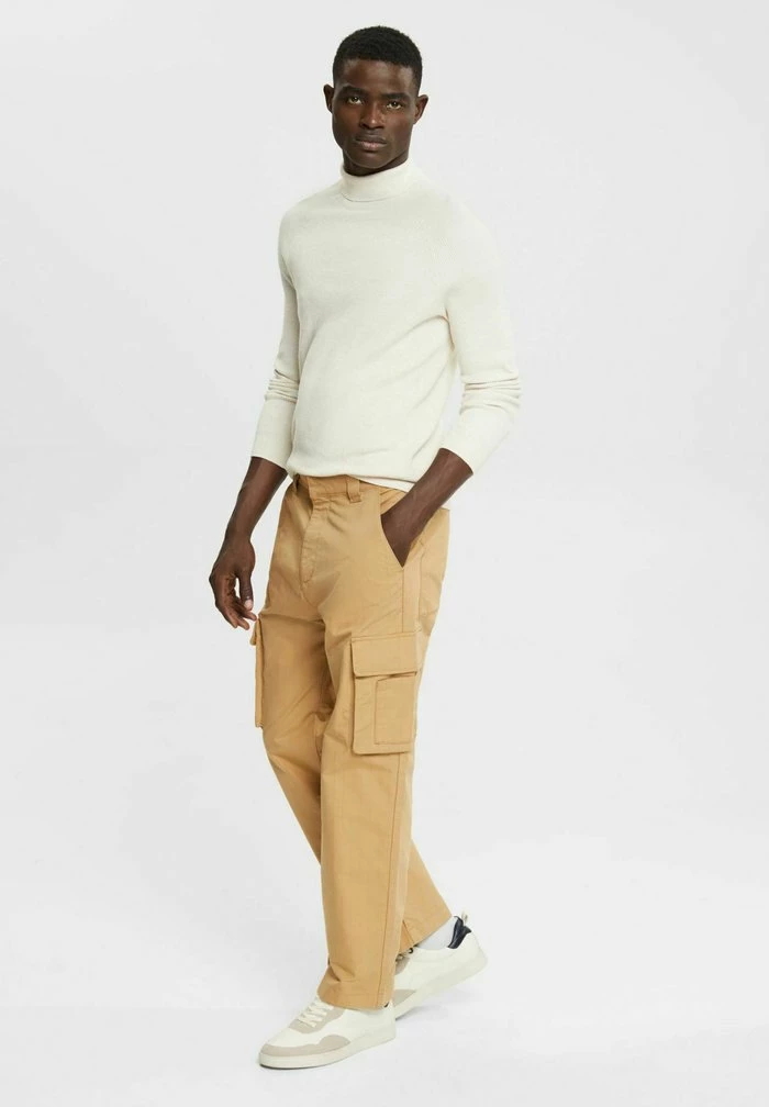 Esprit Cargo Trousers - Beige - Image 6