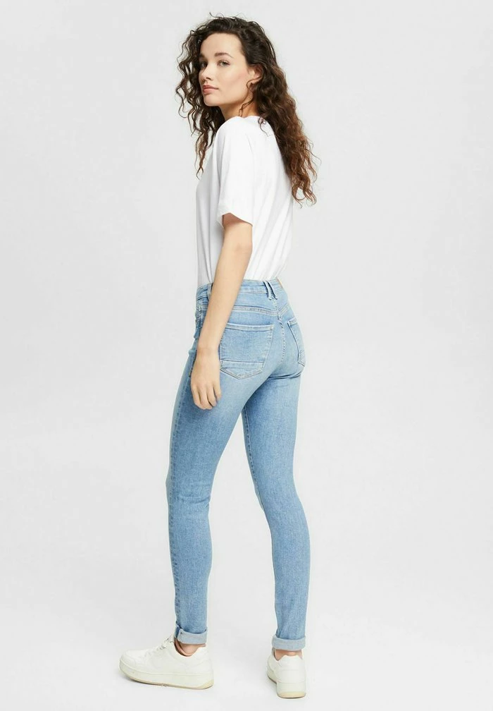Esprit Jeans Skinny Fit - Blue Light Washed - Image 3