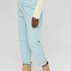 Esprit WITH HIGH RISE WAIST - Chinos - Grey Blue