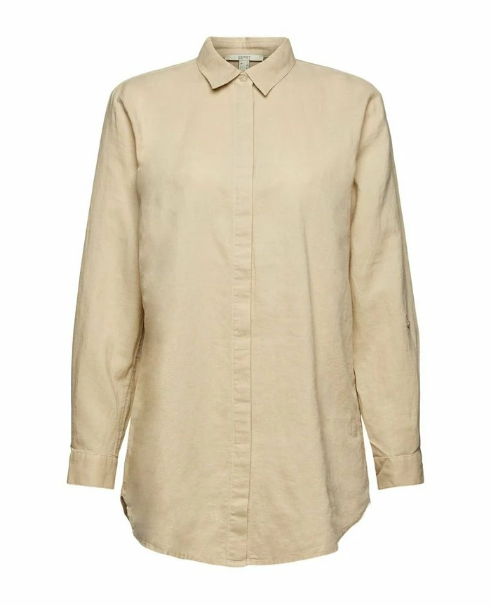 Esprit Button-down Blouse - Sand - Image 5