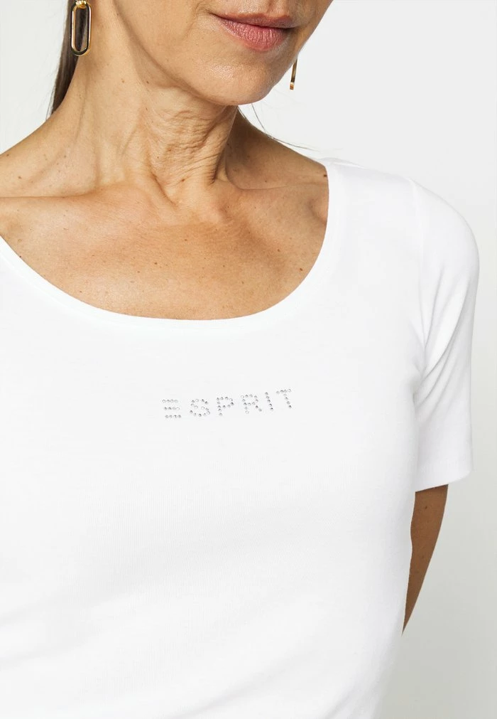Esprit Basic T-shirt - White - Image 6