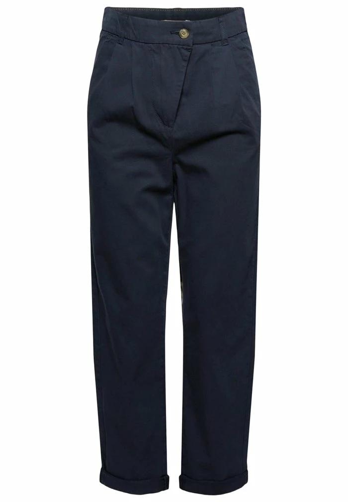 Esprit WITH HIGH RISE WAIST - Chinos - Navy - Image 6