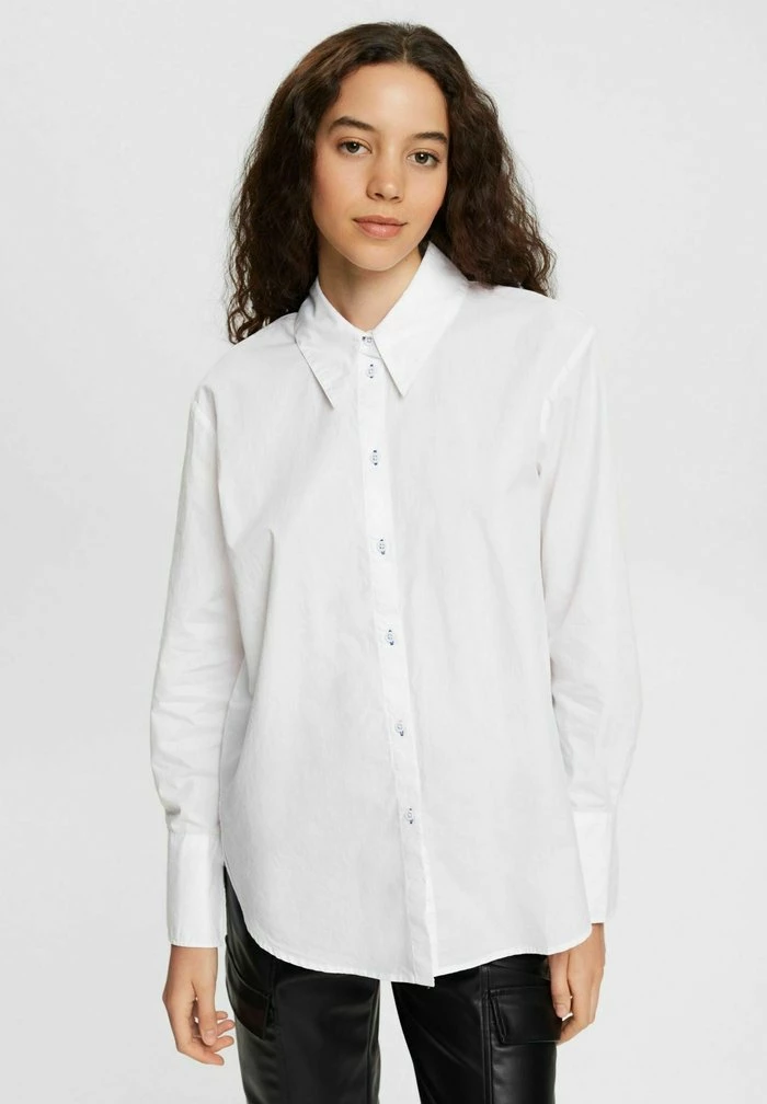 Esprit Button-down Blouse - White