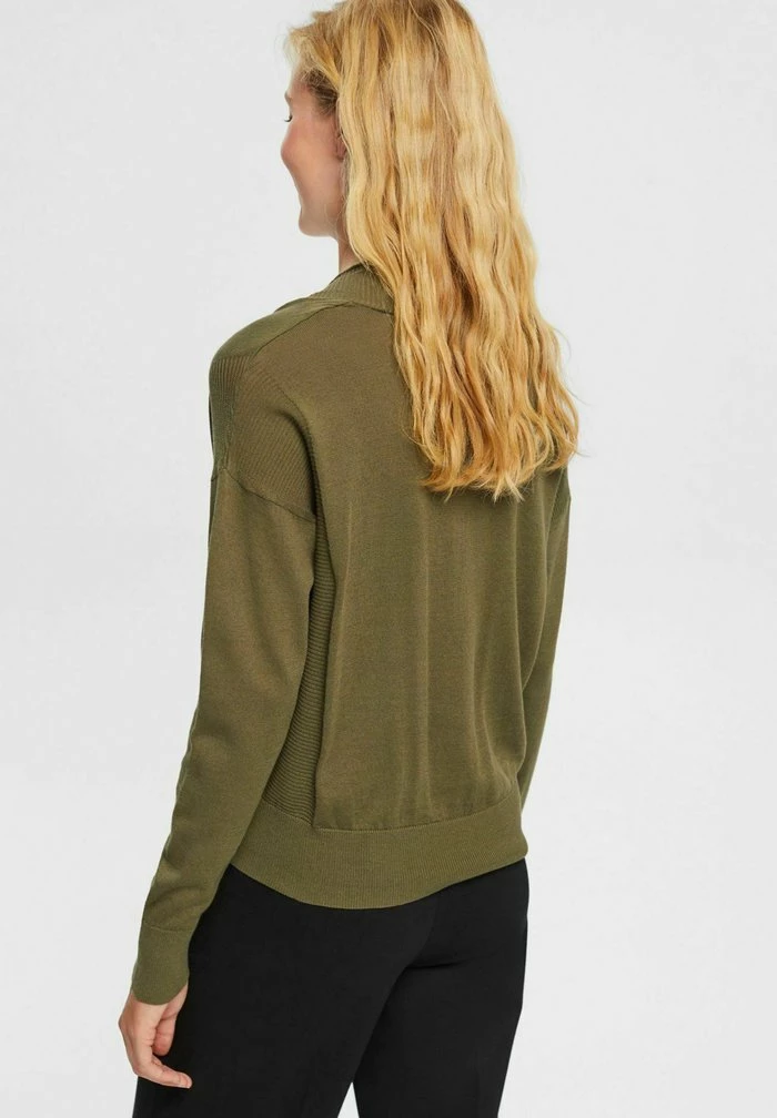 Esprit Jumper - Dark Khaki - Image 3