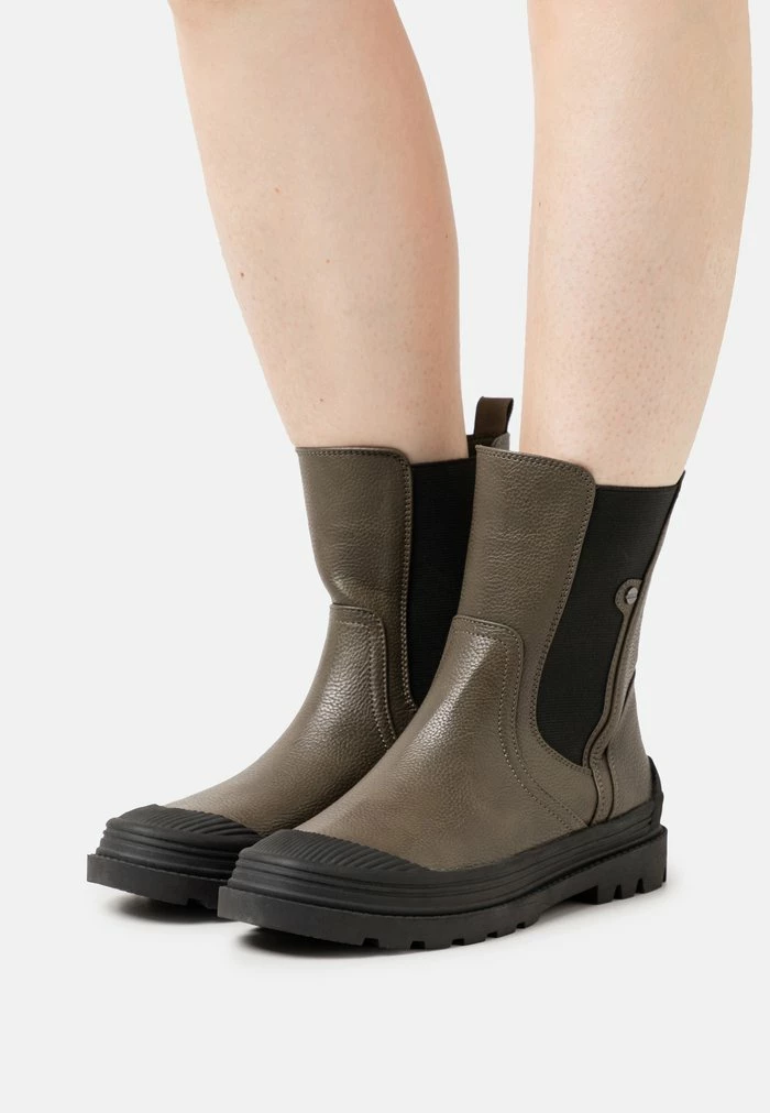 Esprit Ankle Boots - Light Khaki Green