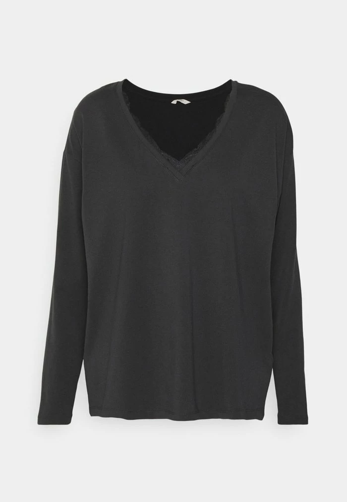 Esprit SEASONAL SOLID LONG LEG LONG SLEEVE - Pyjamas - Black - Image 5