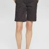 Esprit GEMUSTERTE MIT GÃ¼RTEL - Shorts - Black
