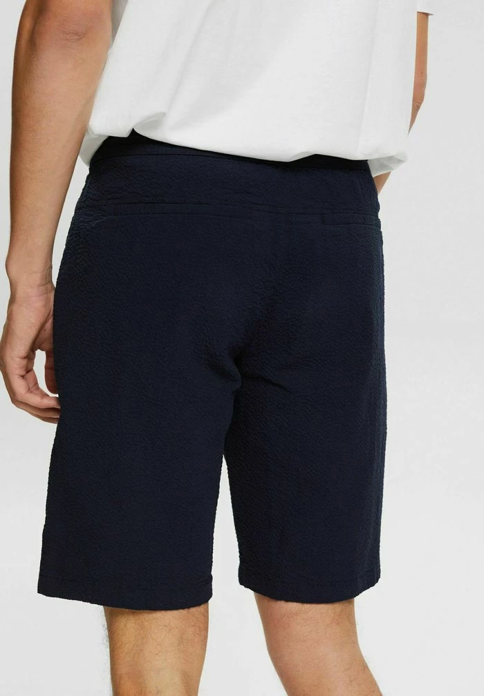 Esprit AUS SEERSUCKER - Shorts - Navy - Image 4