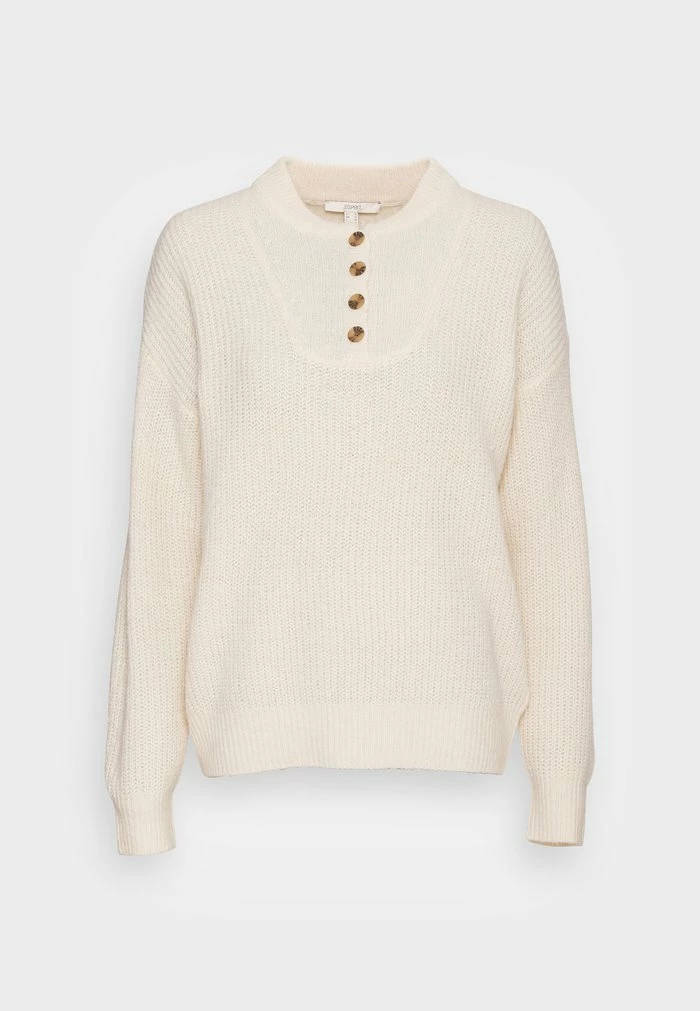 Esprit BUTTON - Jumper - Off-white - Image 4