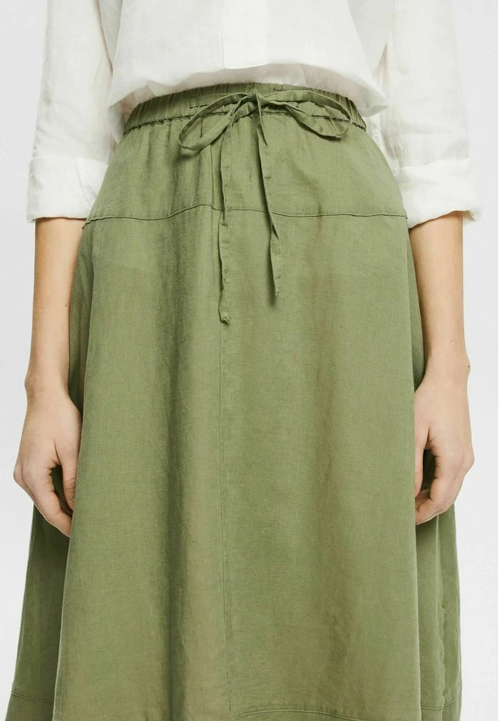 Esprit LI CO - A-line Skirt - Light Khaki - Image 4