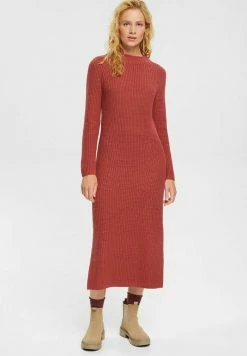 Esprit SUS - Jumper Dress - Terracotta