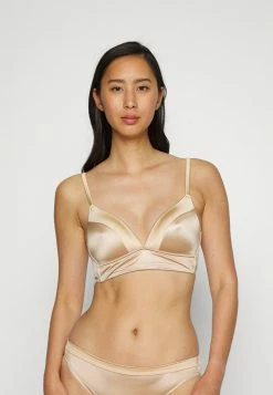 Esprit COLORBLOCK THE SOFT FIT PAD LONG LINE BRA - Triangle Bra - Skin Beige