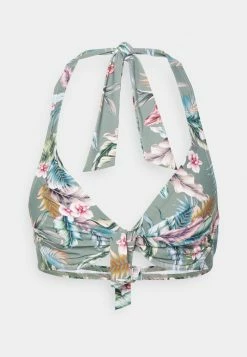 Esprit MALIBU BEACH UNDERWIRE BRA HALTERNECK - Bikini Top - Light Khaki