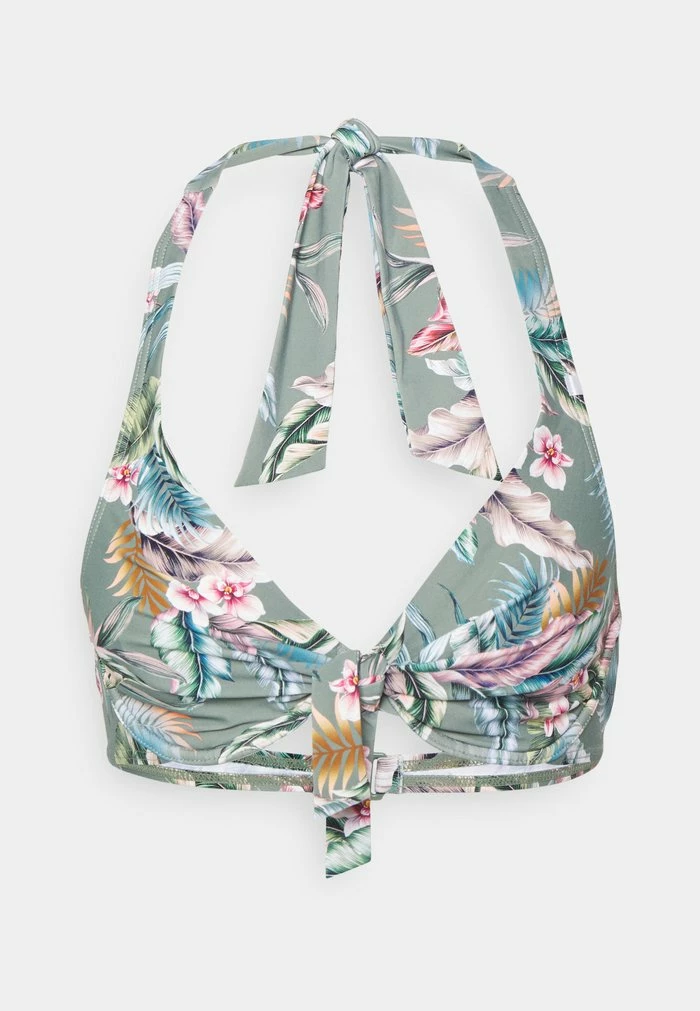 Esprit MALIBU BEACH UNDERWIRE BRA HALTERNECK - Bikini Top - Light Khaki