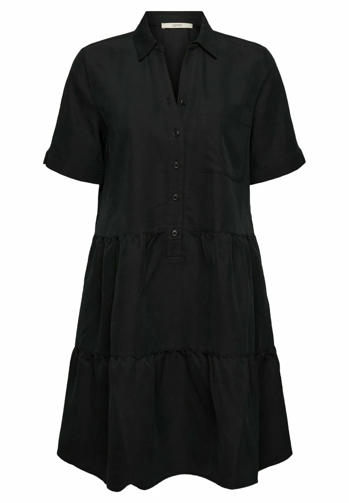 Esprit Shirt Dress - Black - Image 5