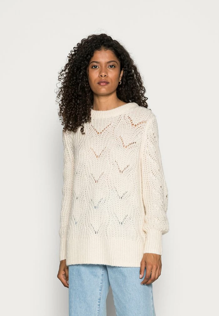Esprit POINTELLE - Jumper - Off-white