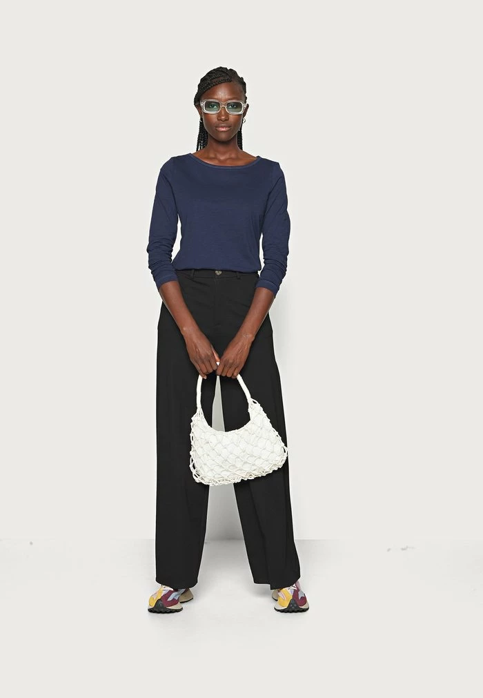 Esprit BOAT NECK - Long Sleeved Top - Navy - Image 2