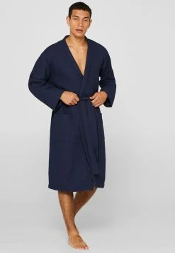 Esprit Dressing Gown - Navy Blue