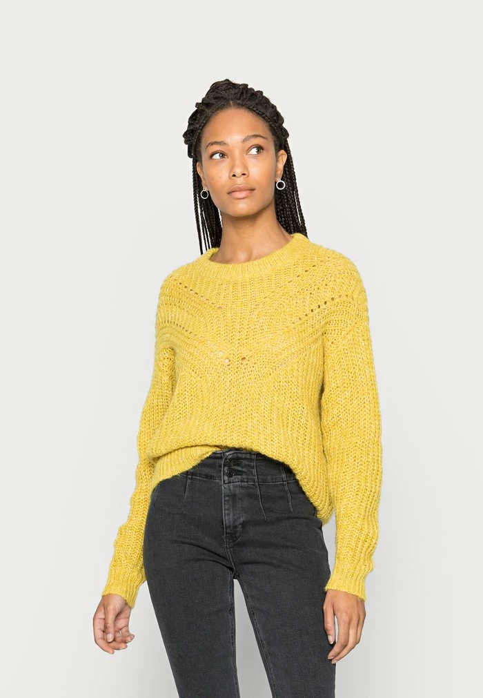 Esprit PER STITCH - Jumper - Brass Yellow