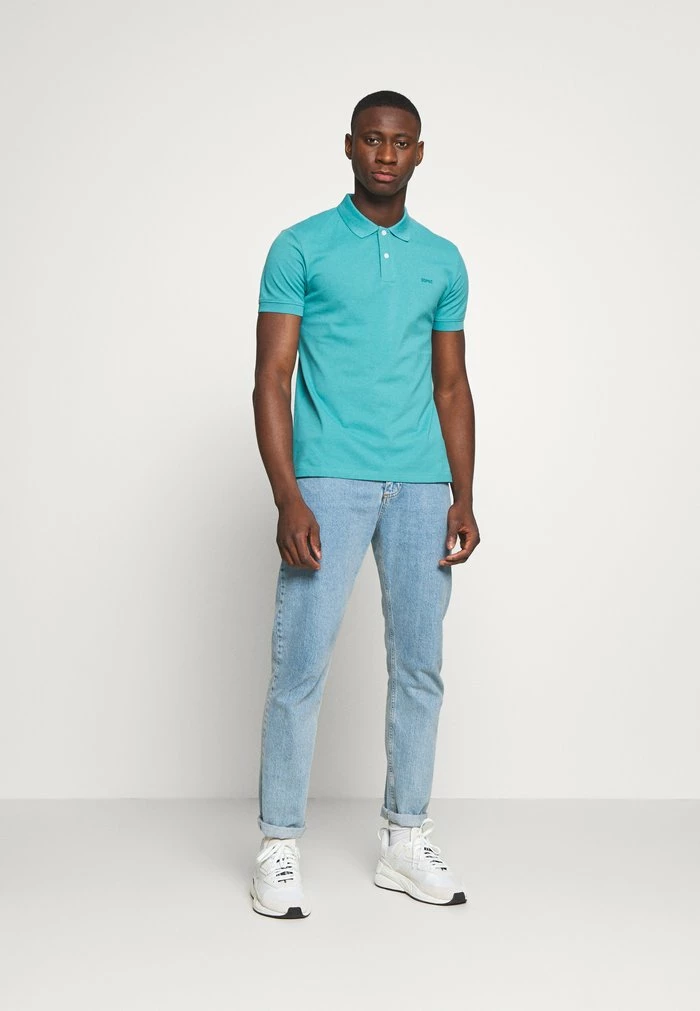 Esprit Polo Shirt - Teal Blue - Image 2