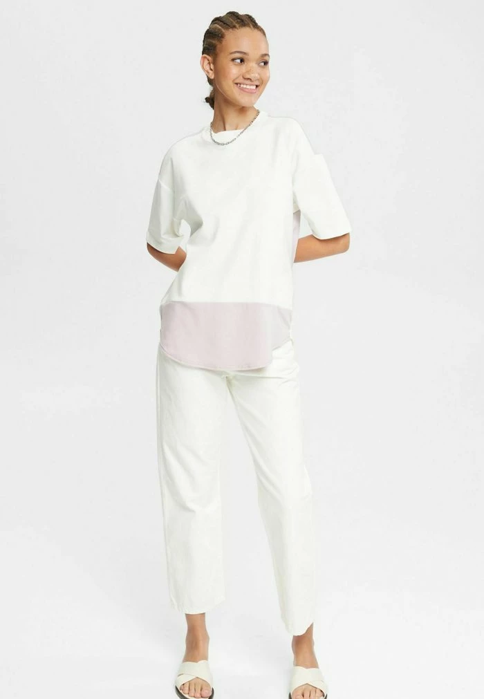 Esprit Print T-shirt - Off White - Image 2