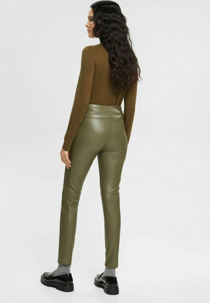 Esprit SKINNY - Leggings - Trousers - Dark Khaki - Image 3