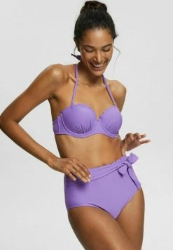 Esprit MIT MUSCHELSAUM - Bikini Top - Violet