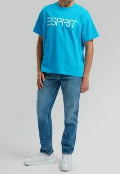 Esprit Print T-shirt - Light Aqua Green