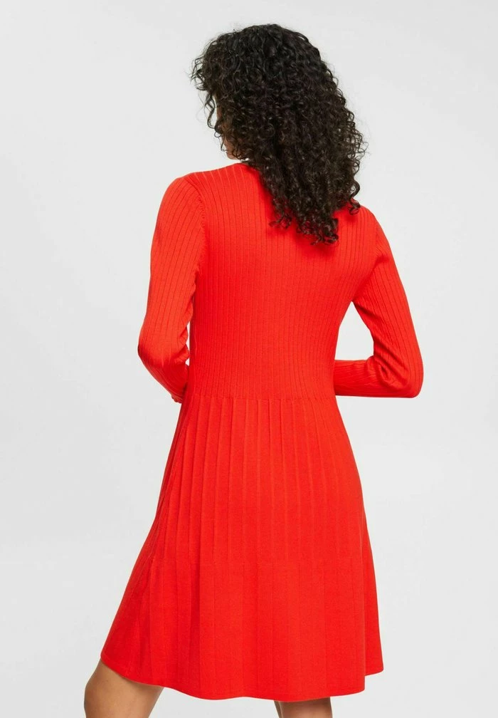 Esprit Jumper Dress - Red - Image 3