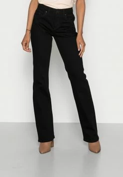 Esprit BOOTCUT - Bootcut Jeans - Black Rinse