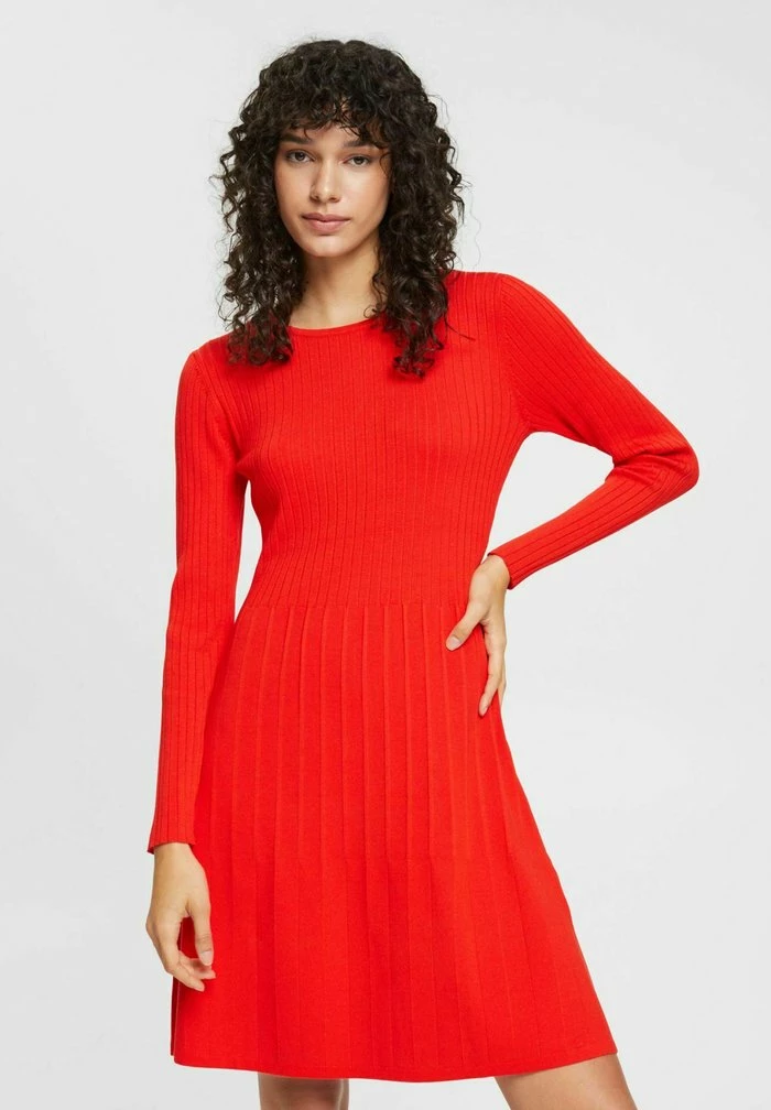 Esprit Jumper Dress - Red