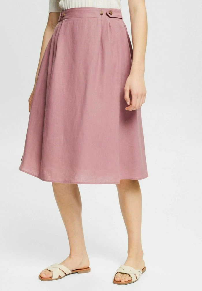 Esprit Pleated Skirt - Mauve