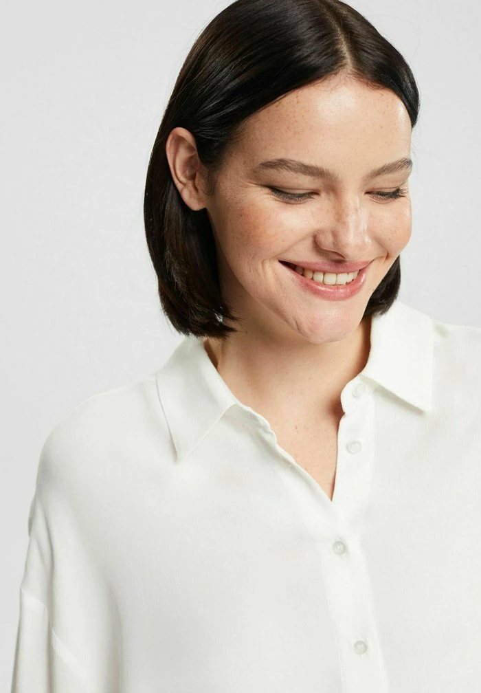 Esprit Button-down Blouse - Off White - Image 3