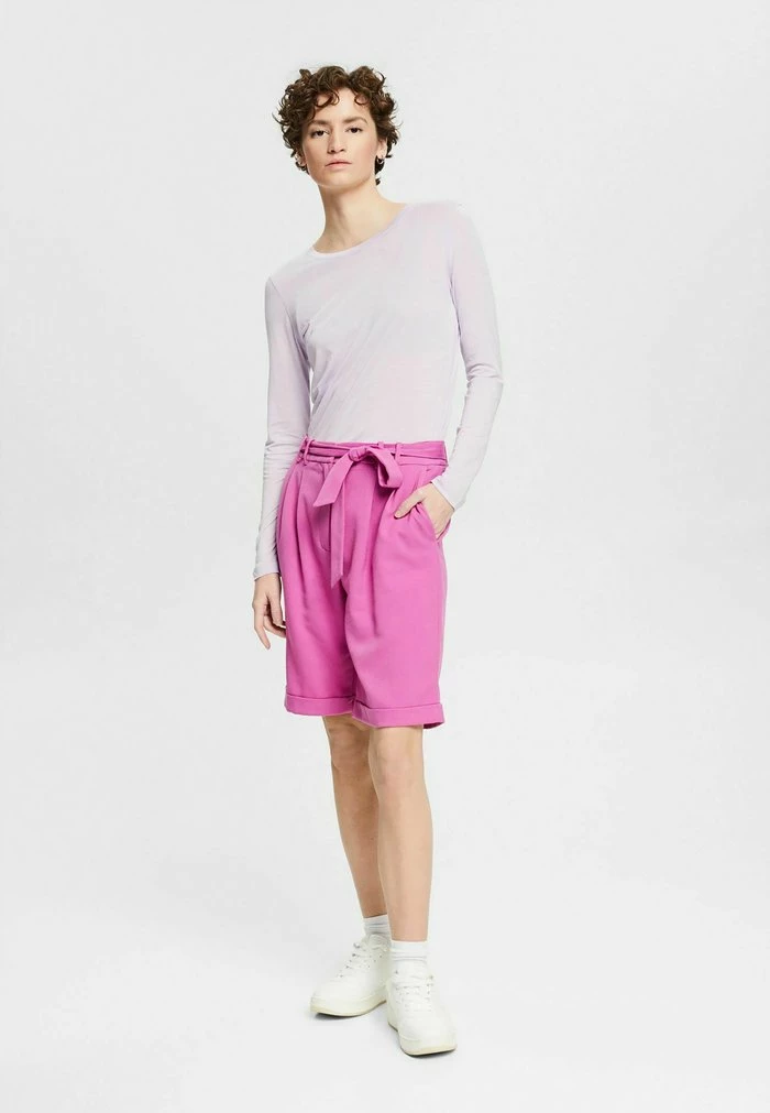 Esprit MIT BUNDFALTEN - Shorts - Pink Fuchsia - Image 2