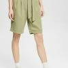 Esprit MIT BUNDFALTEN - Shorts - Light Khaki