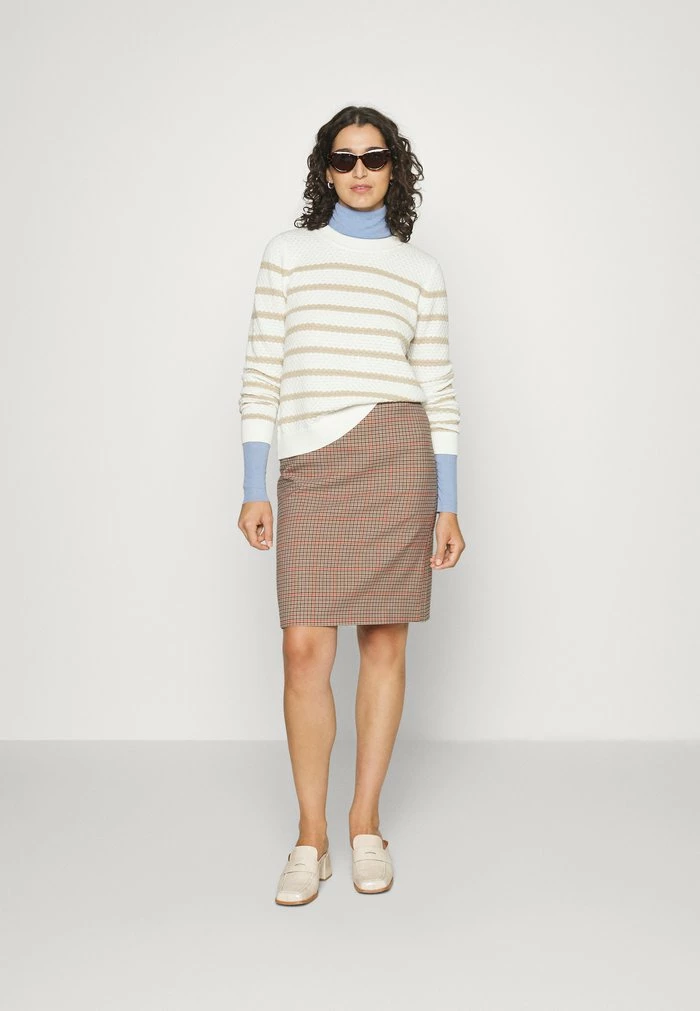 Esprit CHECK CHARLT - Mini Skirt - Sand - Image 2