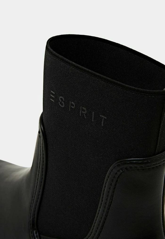 Esprit Platform Ankle Boots - Black - Image 6