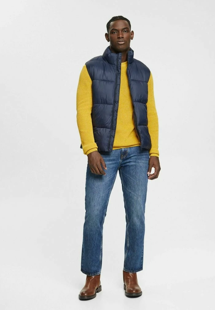 Esprit Waistcoat - Navy - Image 2