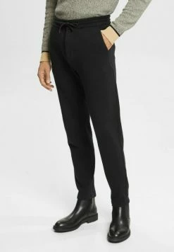Esprit SLIM FIT - Trousers - Black
