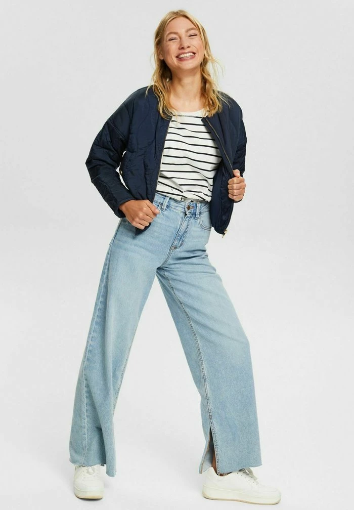 Esprit MIT DEKORATIVER STEPPUNG - Light Jacket - Navy - Image 2