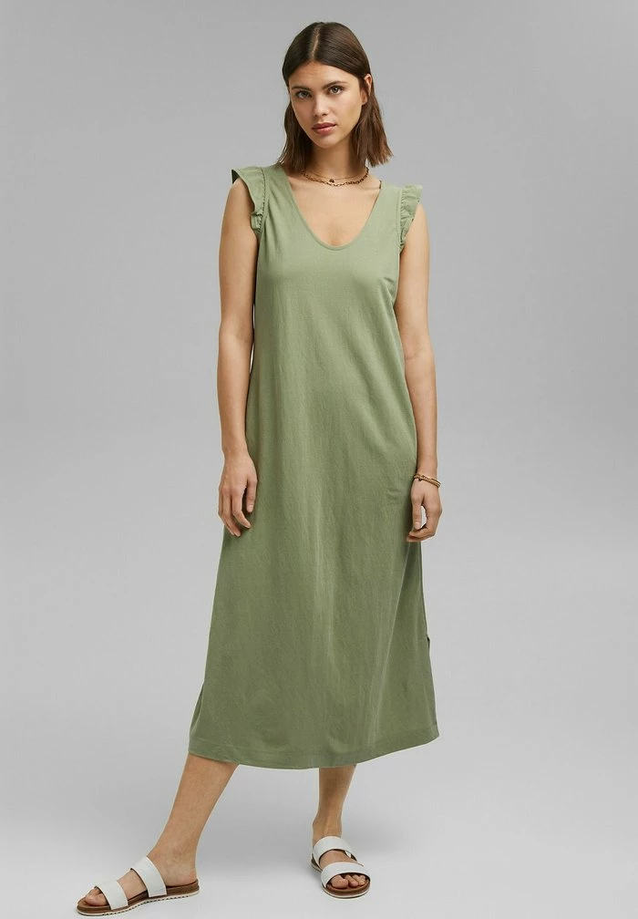 Esprit Day Dress - Light Khaki