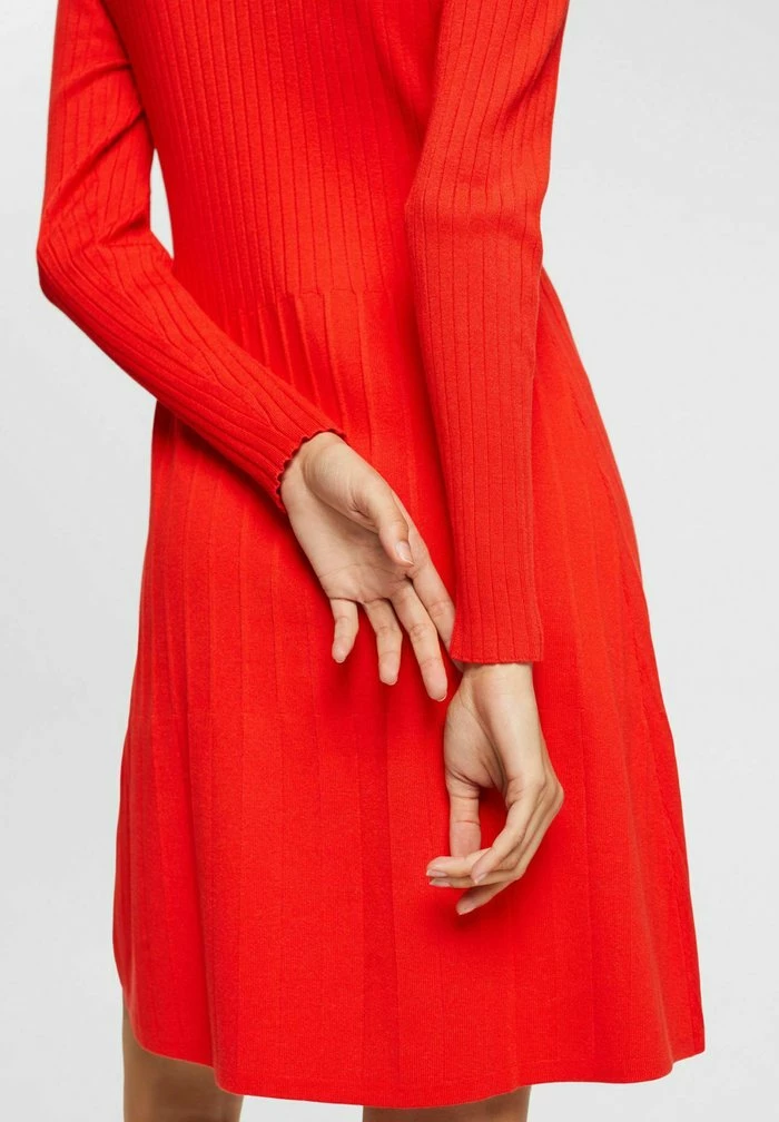 Esprit Jumper Dress - Red - Image 4