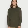Esprit SUS STRUC CNK - Jumper - Dark Khaki