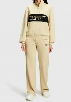 Esprit UNISEX - Tracksuit Bottoms - Beige