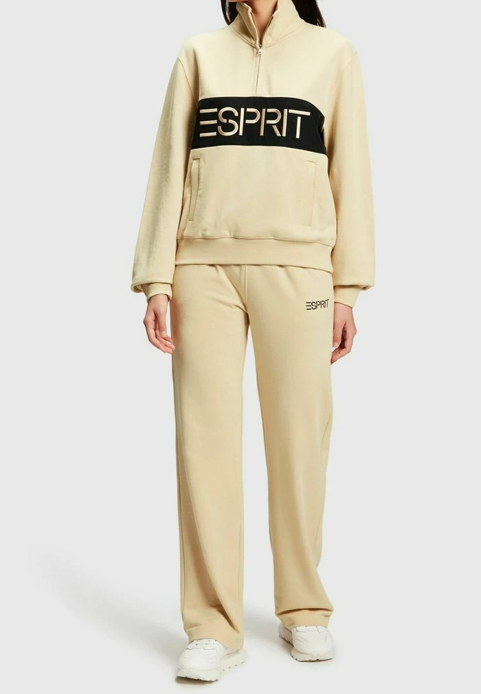 Esprit UNISEX - Tracksuit Bottoms - Beige