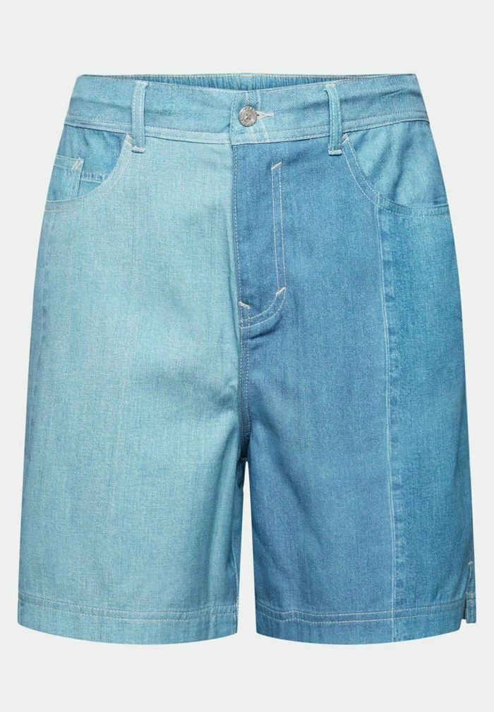 Esprit MIT ALLOVER PRINT - Denim Shorts - Blue Medium Wash - Image 8